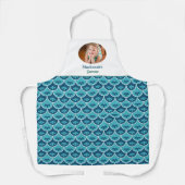 ホタテカスタムロフローラカラー孫フォト エプロン (正面)