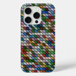 ホタテガイのモザイクパターン iPhone 15 PROケース