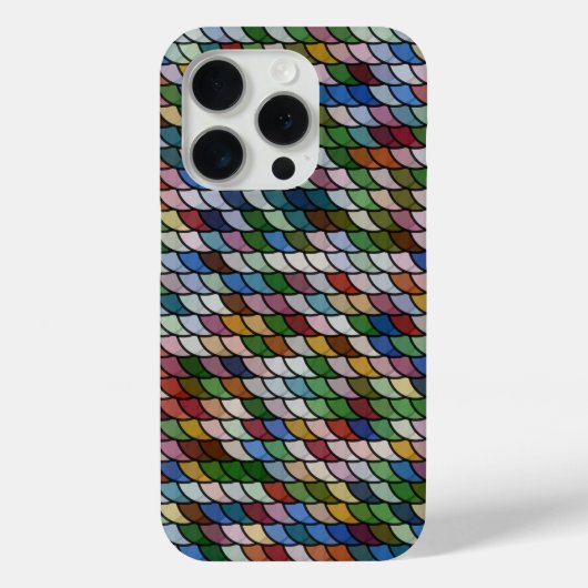 ホタテガイのモザイクパターン Case-Mate iPhoneケース (裏面)