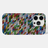 ホタテガイのモザイクパターン Case-Mate iPhoneケース (裏面 (横))