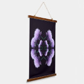 ホタテガイ抽象芸術 吊り下げ型タペストリー (傾斜あり)