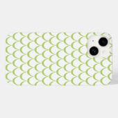 ホタテガイ緑の模様の電話ケース Case-Mate iPhoneケース (裏面 (横))