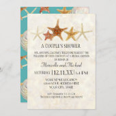 ホタテガイ貝殻モダン模様 招待状 (正面/裏面)