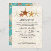 ホタテガイ貝殻モダン模様 招待状 (正面/裏面)