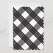 ホタテパーソナライズされたロのエッジのノートカード（弓付） ノートカード (裏面)