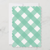 ホタテパーソナライズされたロのエッジのノートカード（弓付） ノートカード (裏面)