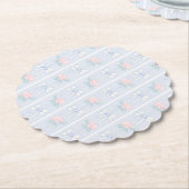 ホタテ紙大千年紀の花 ペーパーコースター (アングル)