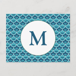 ホタテ花パタカスタムーンの色の保存日付 ポストカード