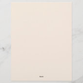 ホタテ貝と珊瑚 レターヘッド (裏面)