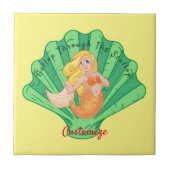 ホタテ貝の人魚雷_入り江  タイル (正面)