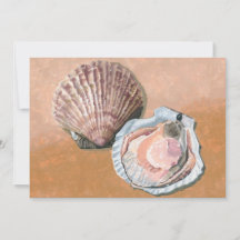ホタテ貝の静物画