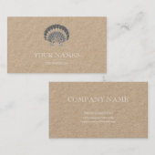 ホタテ貝貝海及び海名刺 名刺 (正面/裏面)