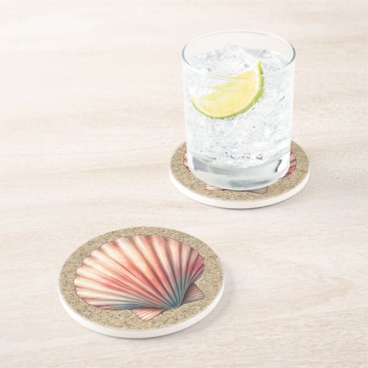 ホタテ貝 コースター (側面)