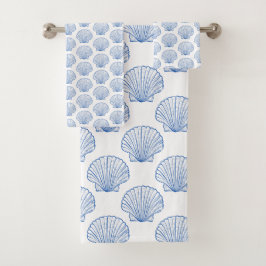 ホタテ貝（白） バスタオルセット