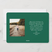 ホタテ赤と白ムクリスマスカード シーズンカード (裏面)