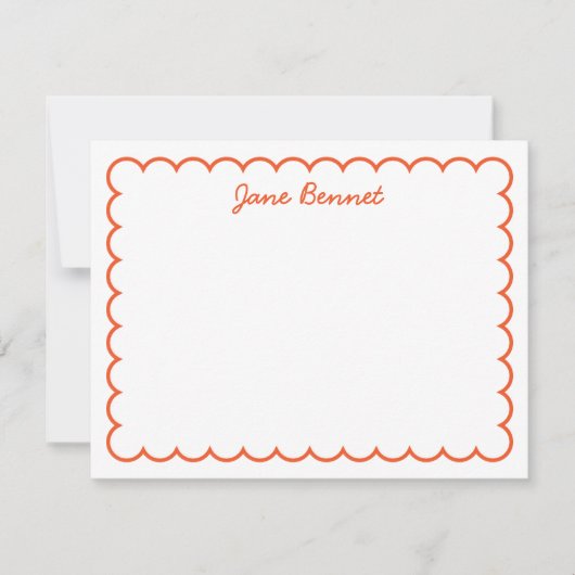 ホタテ ノートカード (正面)