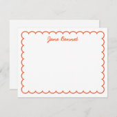 ホタテ ノートカード (正面/裏面)