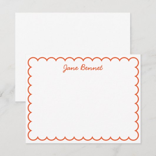 ホタテ ノートカード (正面/裏面)