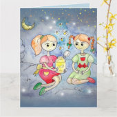 ホタルお姉考えさんのカード カード (黄色い花)