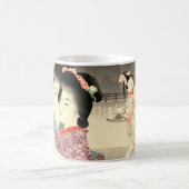 ホタルかご – 浮世絵ヴィンテージ 日本の コーヒーマグカップ (中央)