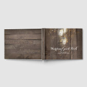 ホタルがメイスン・ジャー素朴ズに火を付け結婚る ゲストブック (全面)