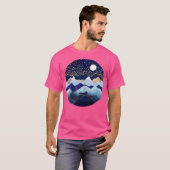 ホタルが野球スリーブをスター Tシャツ (正面フル)