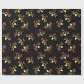 ホタルと夜白熱［赤熱］光を放つの時間 ラッピングペーパー (フラット)