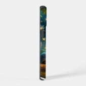 ホタルと小さな女の子 iPhone 15ケース (右側面)