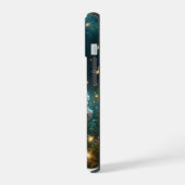 ホタルと小さな女の子 iPhone 15ケース (左側面)