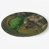 ホタルのある船でかわいい妖精|過去記事 ペーパープレート (アングル)