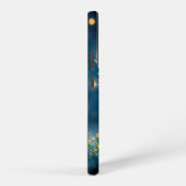 ホタルのように輝く、魅惑の青い目のライオンの仔 SAMSUNG GALAXYケース (右側面)