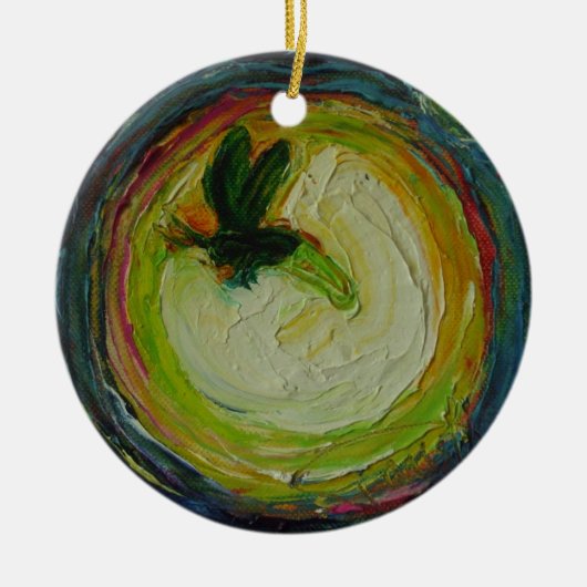 ホタルのオーナメント セラミックオーナメント (正面)