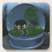 ホタルのグローブコルクコースター コースター (正面)