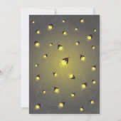 ホタルのシャルボードメイソンジャーブベイビーシャワー招待状 招待状 (裏面)