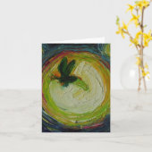 ホタルのノートカード カード (黄色い花)