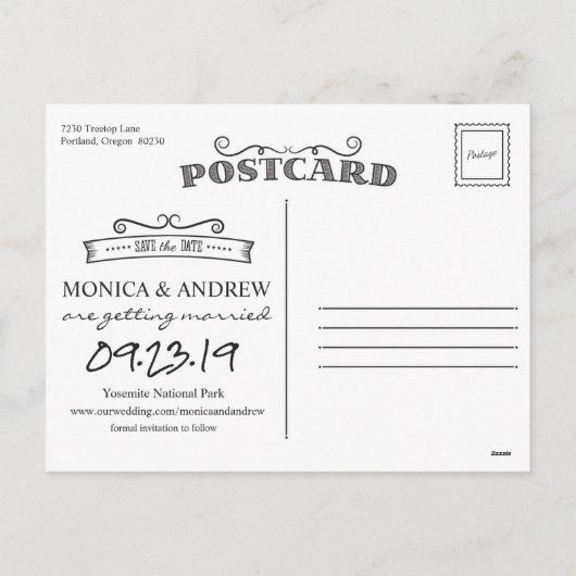 ホタルのライトフォレスト日付はがきを保存 シーズンポストカード (裏面)