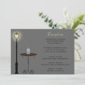 ホタルのランタンとメイソンジャー 結婚式の招待状 招待状 (スタンド正面)