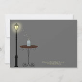 ホタルのランタンとメイソンジャー 結婚式の招待状 招待状 (裏面)