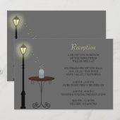 ホタルのランタンとメイソンジャー 結婚式の招待状 招待状 (正面/裏面)