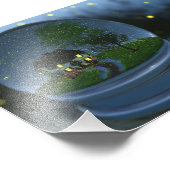 ホタルの地球 フォトプリント (角)