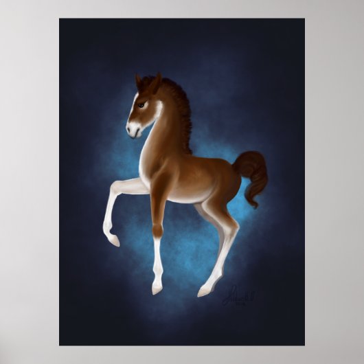 ホタルの散歩：青いルミネッセンス放浪者 ポスター (正面)