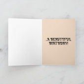 ホタルの森の美しい誕生日グリーティングカード カード (内部)