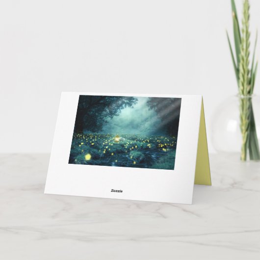 ホタルの森 カード (裏面)