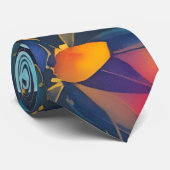 ホタルの水彩パタカラフルーン ネクタイ (ロール)