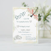 ホタルの水彩画 出欠カード (スタンド正面)