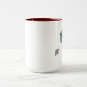 ホタルの赤いマグカップ マグカップ (中央)