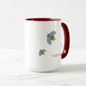 ホタルの赤いマグカップ マグカップ (正面右)