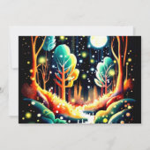 ホタルの赤ちゃんシャワー 招待状 (裏面)