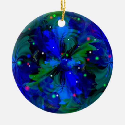 ホタルの追いかけ セラミックオーナメント (正面)