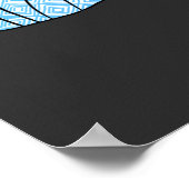 ホタルの黒いポスター印刷 ポスター (角)